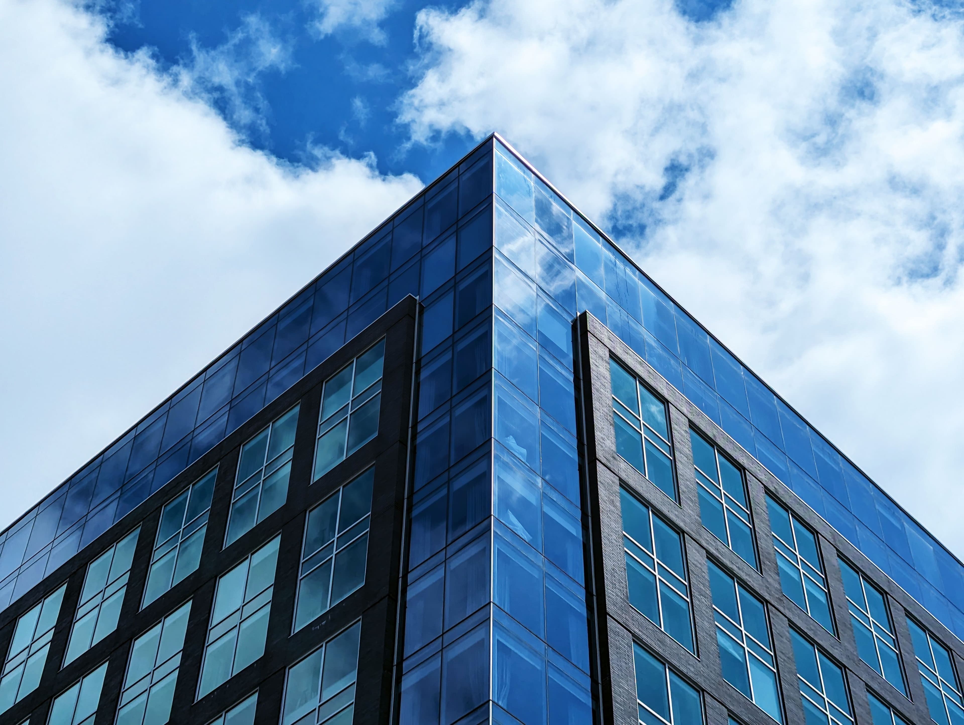 Corporate office tower — international trade finance