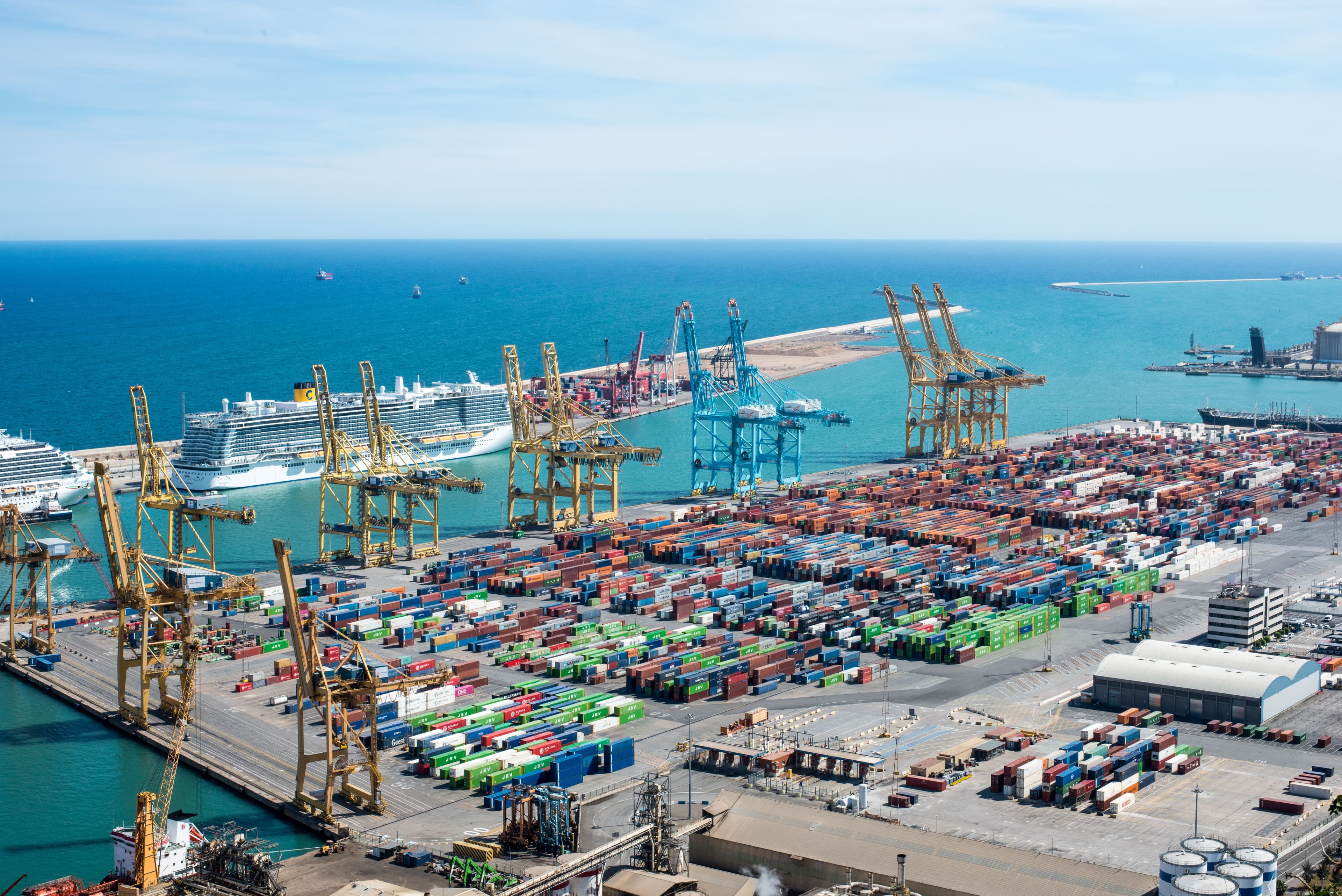 Supply chain — container logistics photo