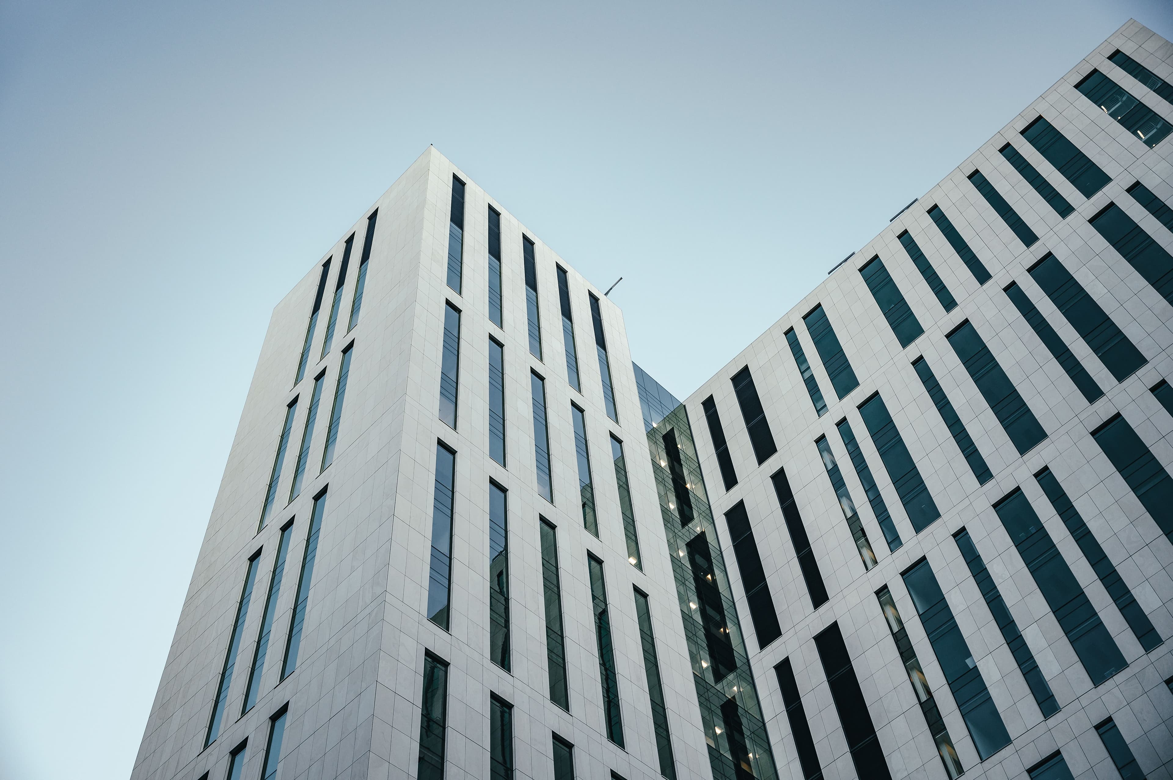 Modern corporate office building